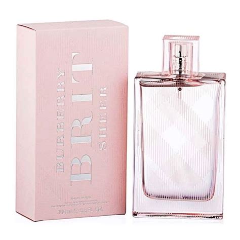 burberry brit sheer base notes|Burberry Brit sheer 100 ml.